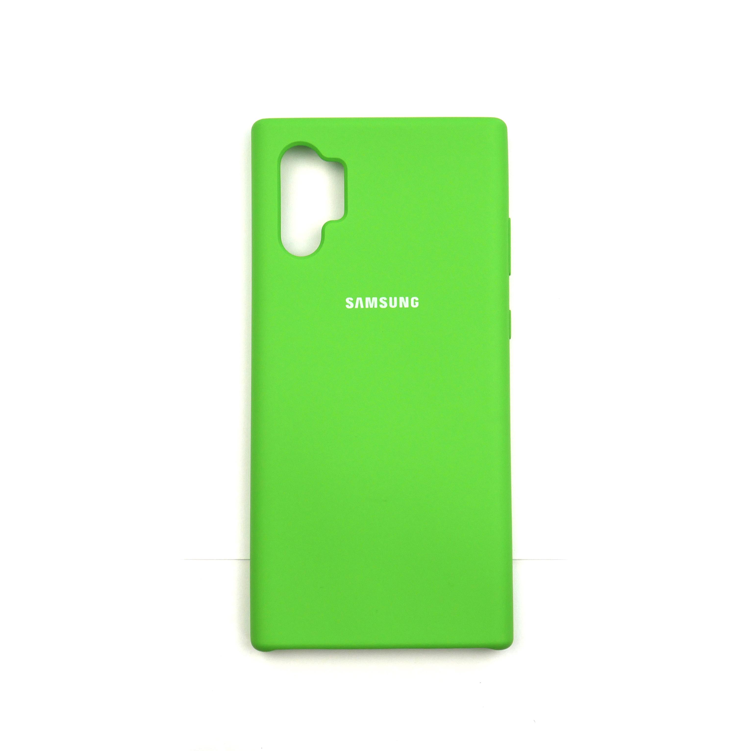 Чехол Jelly Silicone Case Samsung Note 10 Plus Dark Green (31)
