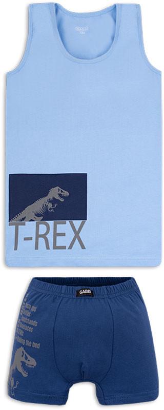 Комплект белья детский для мальчика хлопковый Gabbi КТМ-20-7 140 см Голубой (12054)