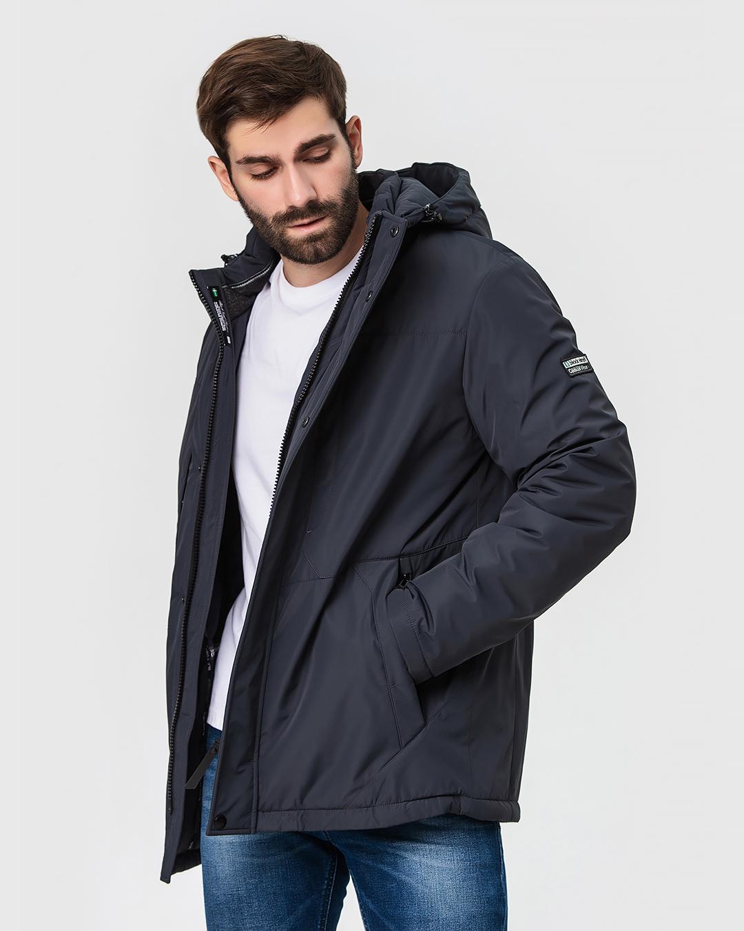 Куртка мужская Black Vinyl р. 52 Темно-серый (23-2239-52-2) - фото 3