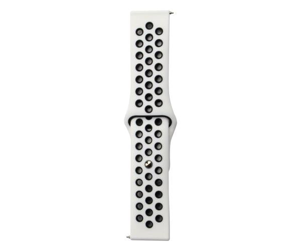 Ремешок для Samsung Galaxy Watch 22 мм White/Black Ремешок для Samsung Galaxy Watch 22 мм White/Black