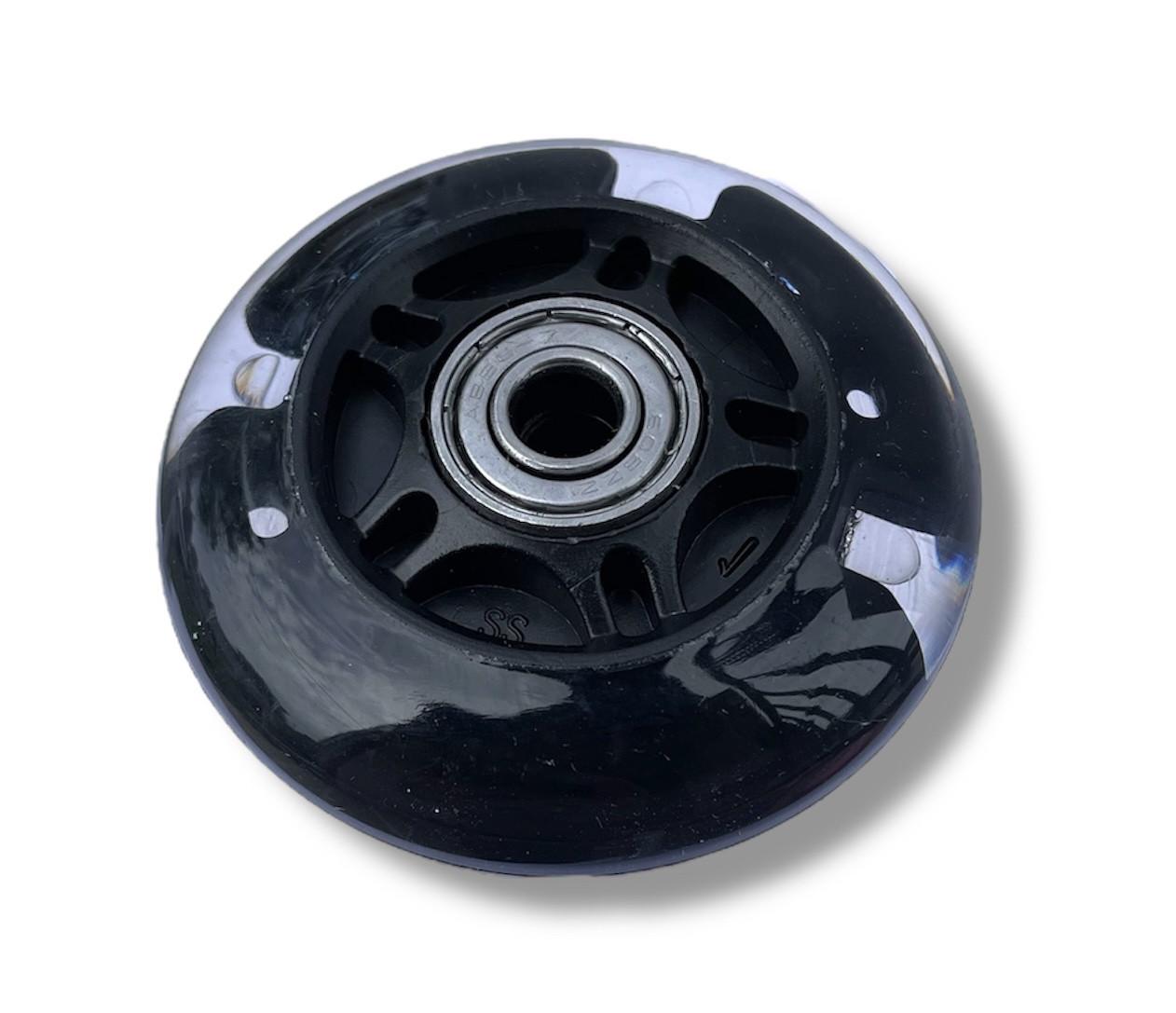 Колесо для самоката/роликів підшипники ABES-7 зі світлом 69 мм Чорний