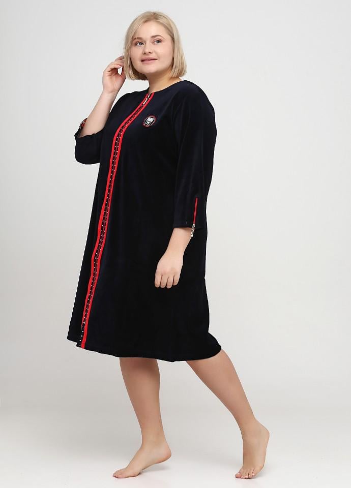 Халат Wild Love 2XL темно-Синий (20970)