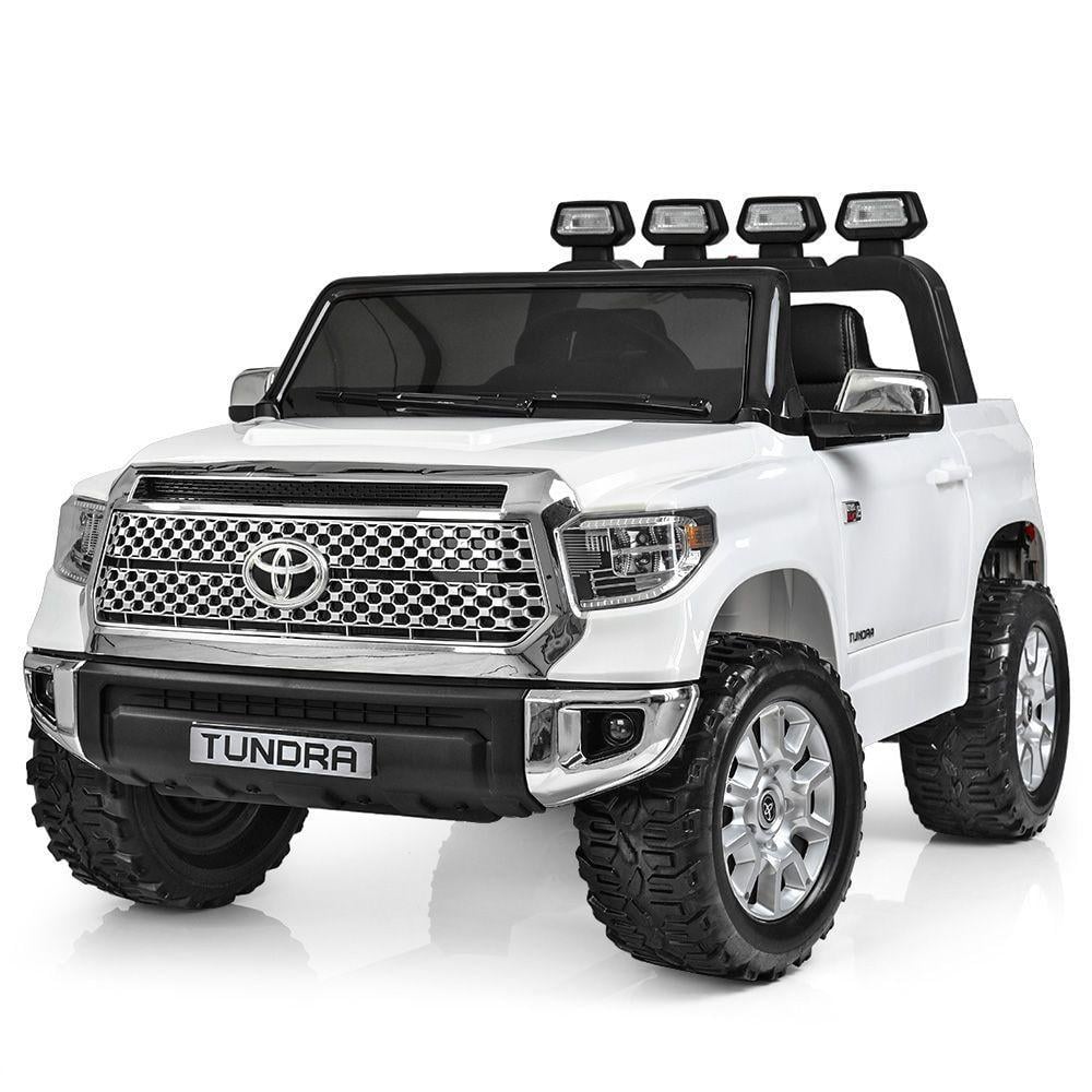 Детский джип с багажником Bambi Racer Toyota JJ2266AEBLR-1 с музыкой/катафотами Белый (14001400)