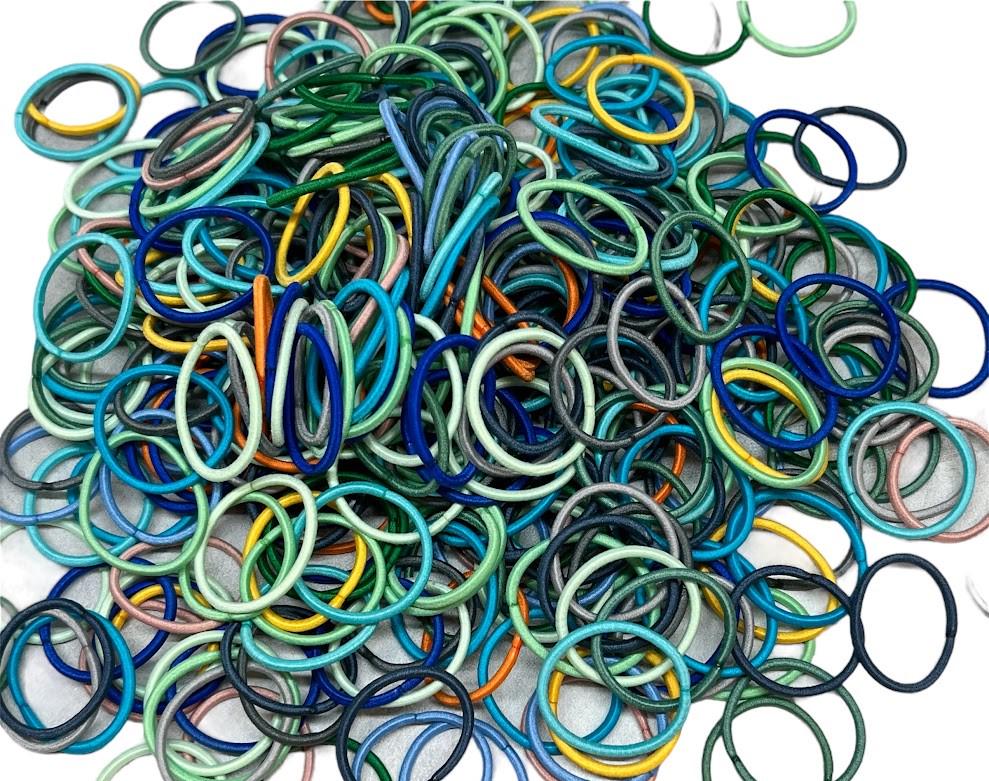 Набор резинок для волос тонкие 2,5-2,7 см 50 шт.