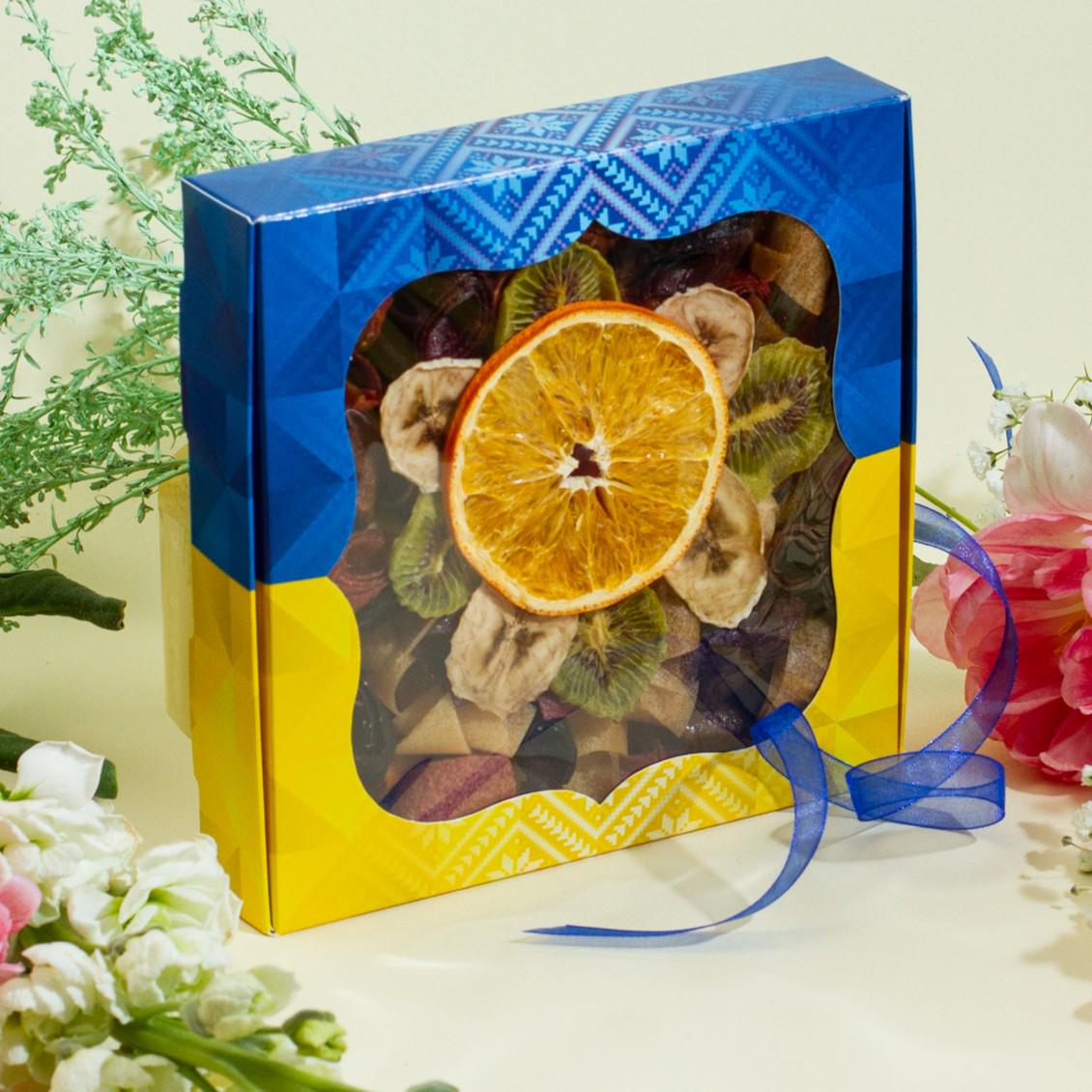 Набір пастили подарунковий Асорті міні снеків прапор 200 г (FS-05026/1)