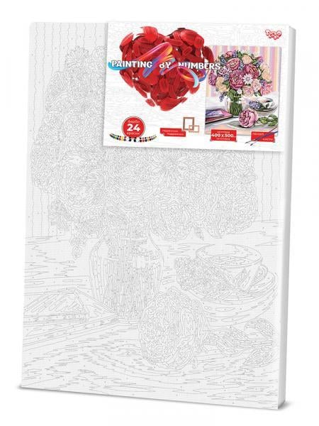 Картина по номерам Danko Toys Цветы Букет 40х50 см рус. в термопакете (KpNe-40x50-02-02) Картина по номерам Danko Toys Цветы Букет 40х50 см рус. в термопакете (KpNe-40x50-02-02)