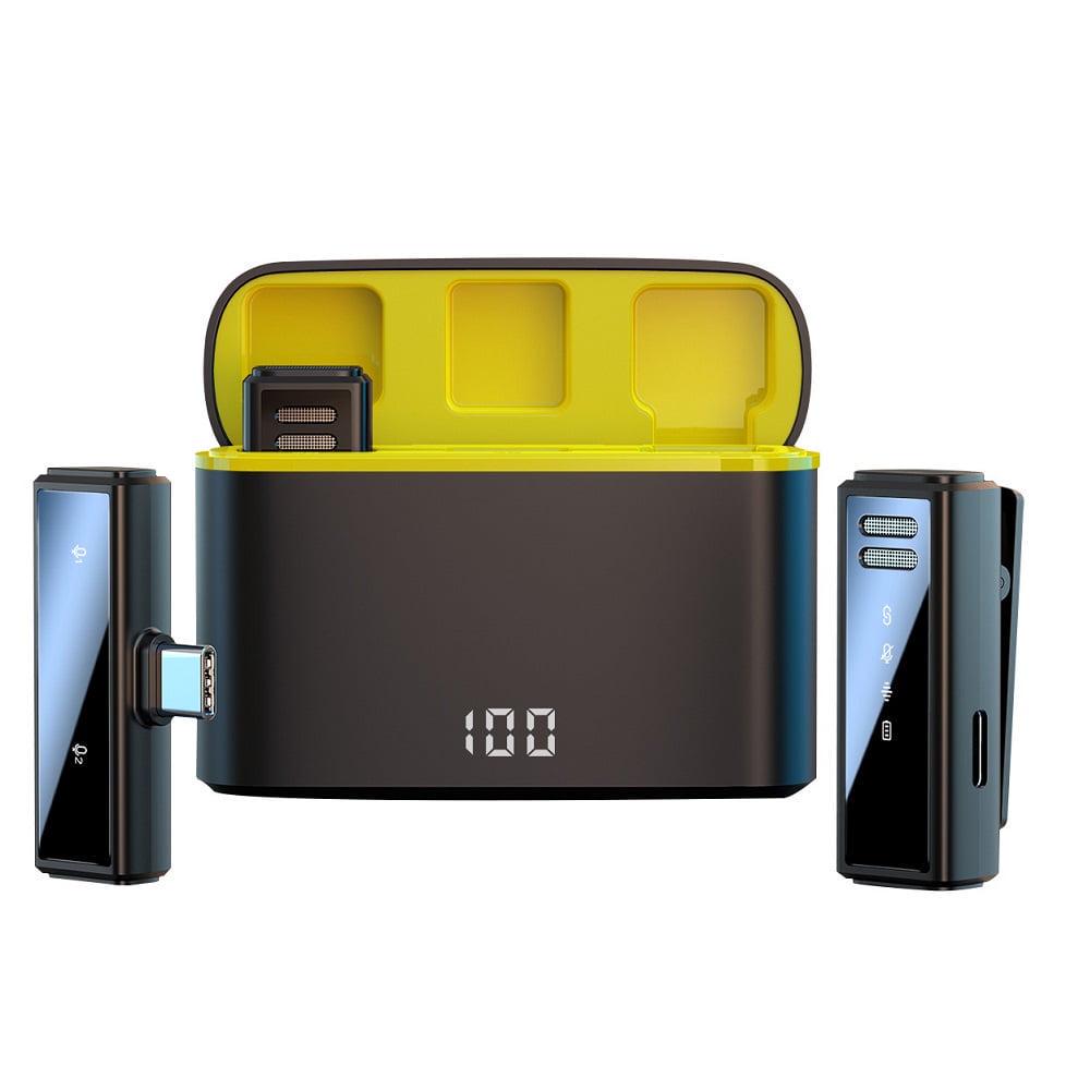 Микрофон петличный J88 для смартфонов Android/iOS с зарядным кейсом