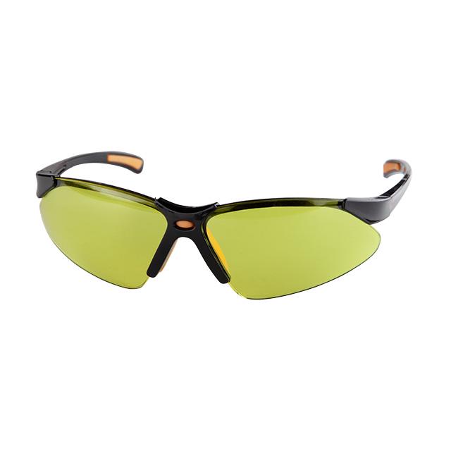 Очки защитные нейлоновые желтые заушины Черный - фото 2 Очки защитные нейлоновые желтые заушины Черный - фото 2