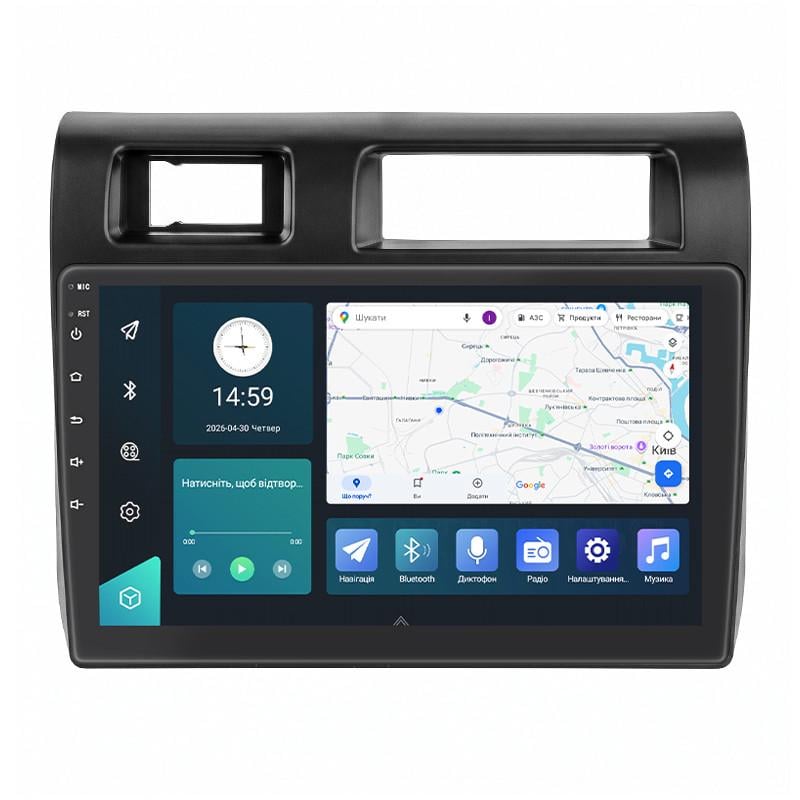 Автомагнитола штатная Lesko совместима с Toyota Land Cruiser 70 Series 2009-2020г 9" 4/32Gb 4G Wi-Fi GPS Top (34764291)