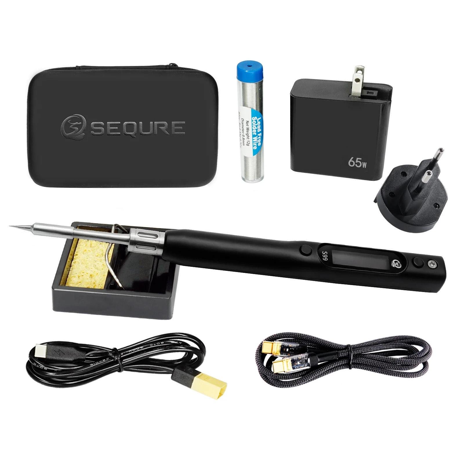Паяльник Sequre S99 Kit с поддержкой PD/QC/DC/PPS с жалом JBC C245 (ART-13951) - фото 1 Паяльник Sequre S99 Kit с поддержкой PD/QC/DC/PPS с жалом JBC C245 (ART-13951) - фото 1