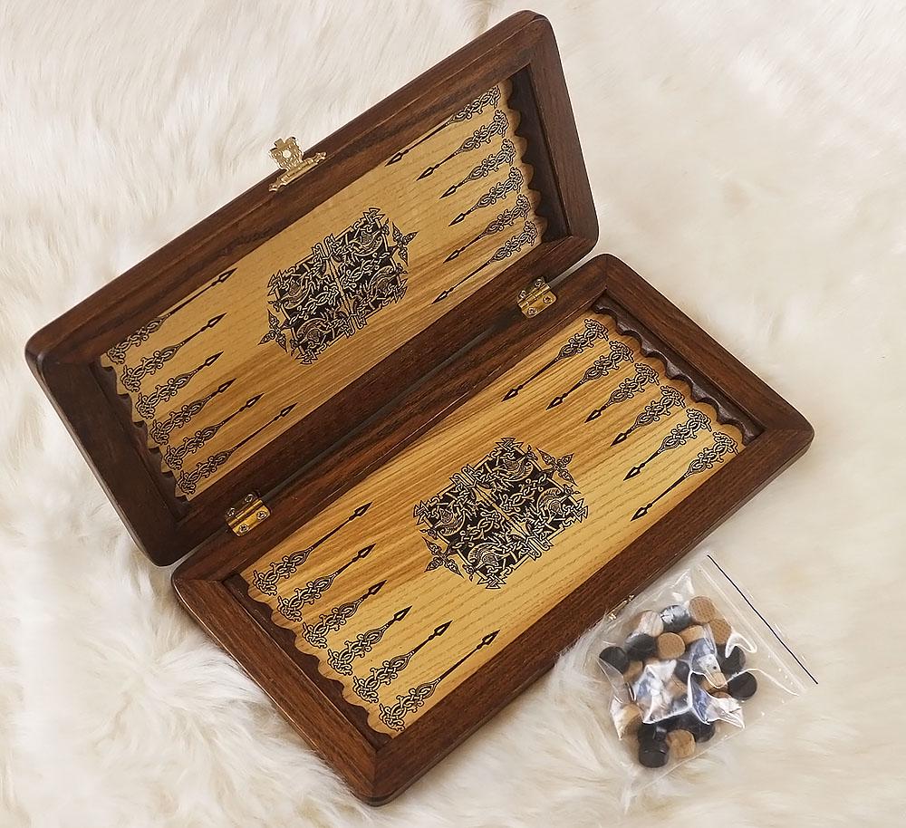 Нарды дорожные "Викинг" 290x305 мм Гранд Презент 31135C17