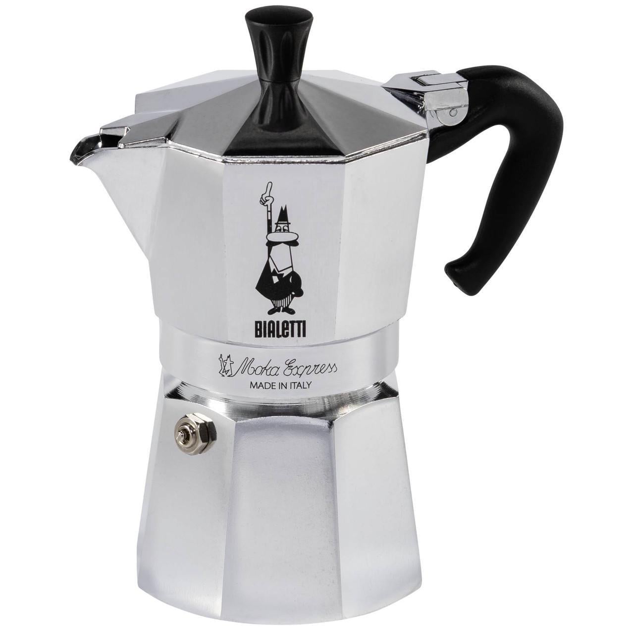 Гейзерная кофеварка Bialetti Moka Express 135 мл на 3 чашки (0001162)