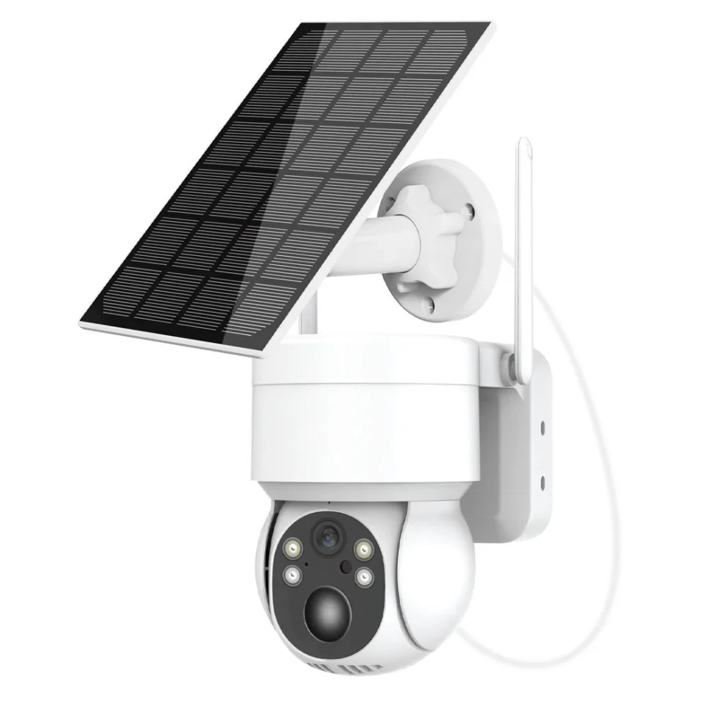 Камера видеонаблюдения уличная PTZ WiFi TQ2 ICSEE с солнечной панелью автономная (2321767579)