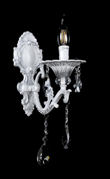 Бра свеча Ray B5235/1W WT+SL (IR005235)