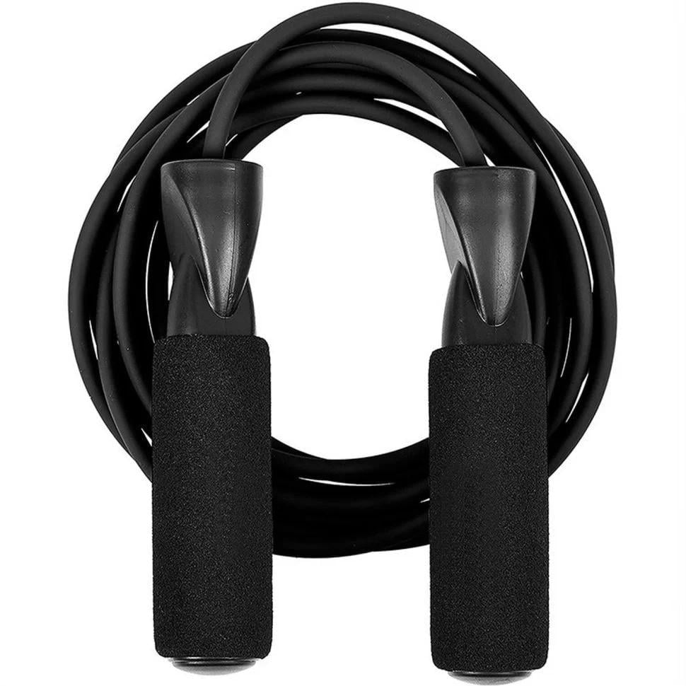 Скакалка Newt Basic з підшипниками 300 см Чорний (SP-382-B-8)