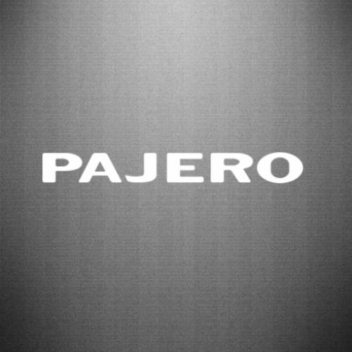 Наклейка PAJERO 40x4,7 см Белый (21563496)