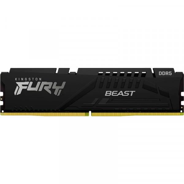 Оперативная память Kingston Fury Beast Black DDR5 16 GB 5600MHz Retail Kit (KF556C40BB-16)