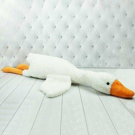 Мягкая игрушка плюшевая Гусь-Обнимусь 190 см Белый (57fd4a63) Мягкая игрушка плюшевая Гусь-Обнимусь 190 см Белый (57fd4a63)