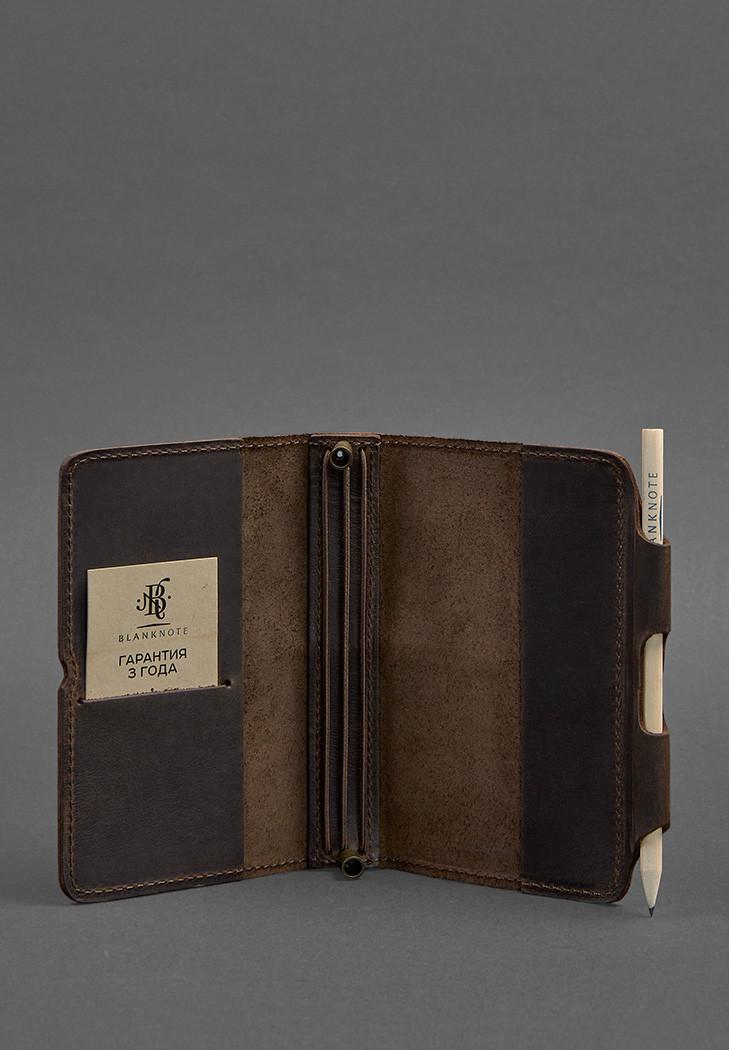 Блокнот шкіряний Софт-бук 3.0 Темно-коричневий (A-026387) - фото 3 Блокнот шкіряний Софт-бук 3.0 Темно-коричневий (A-026387) - фото 3