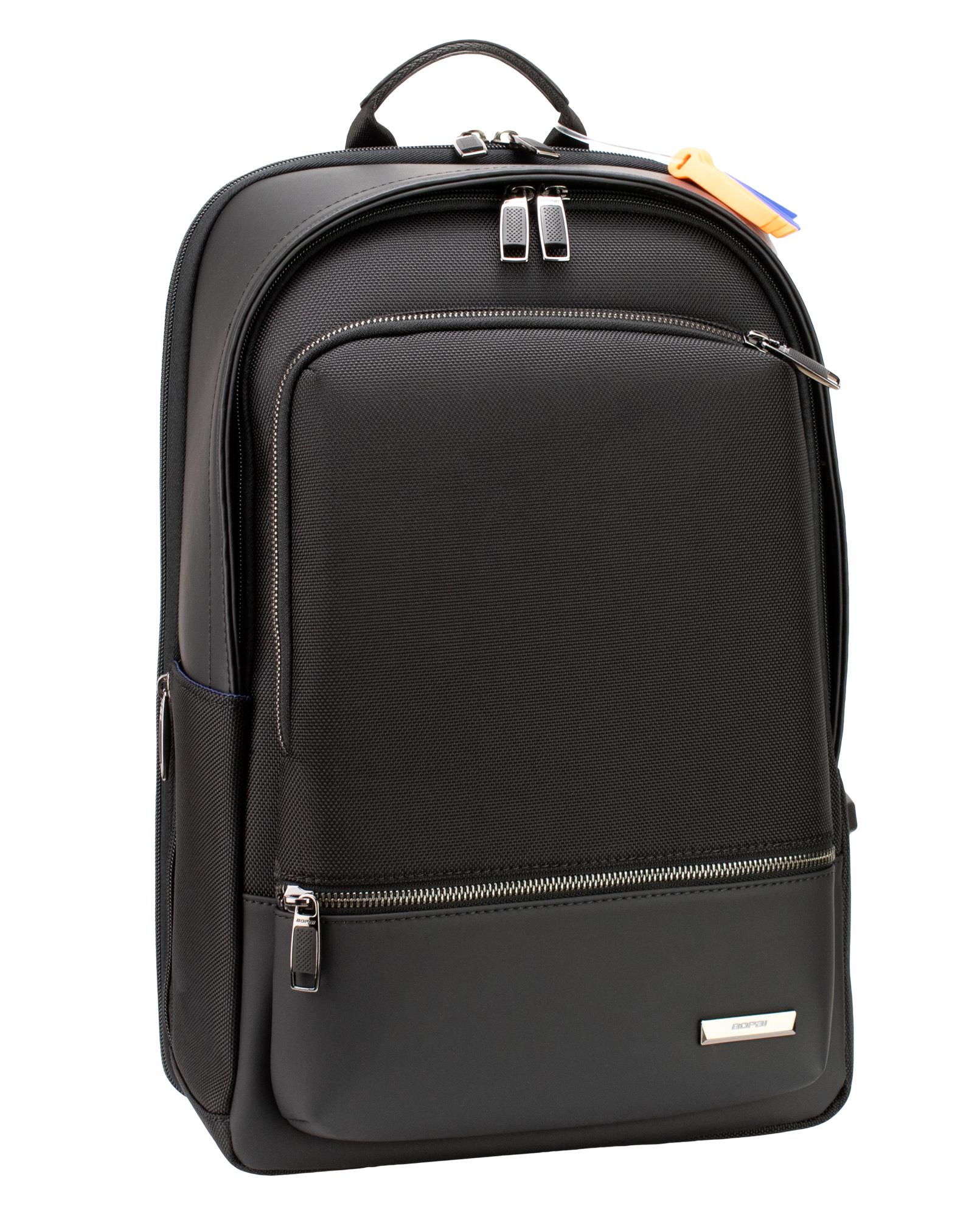 Рюкзак деловой Optima 43x285x18 см 16-25 л Черный (61-02111)