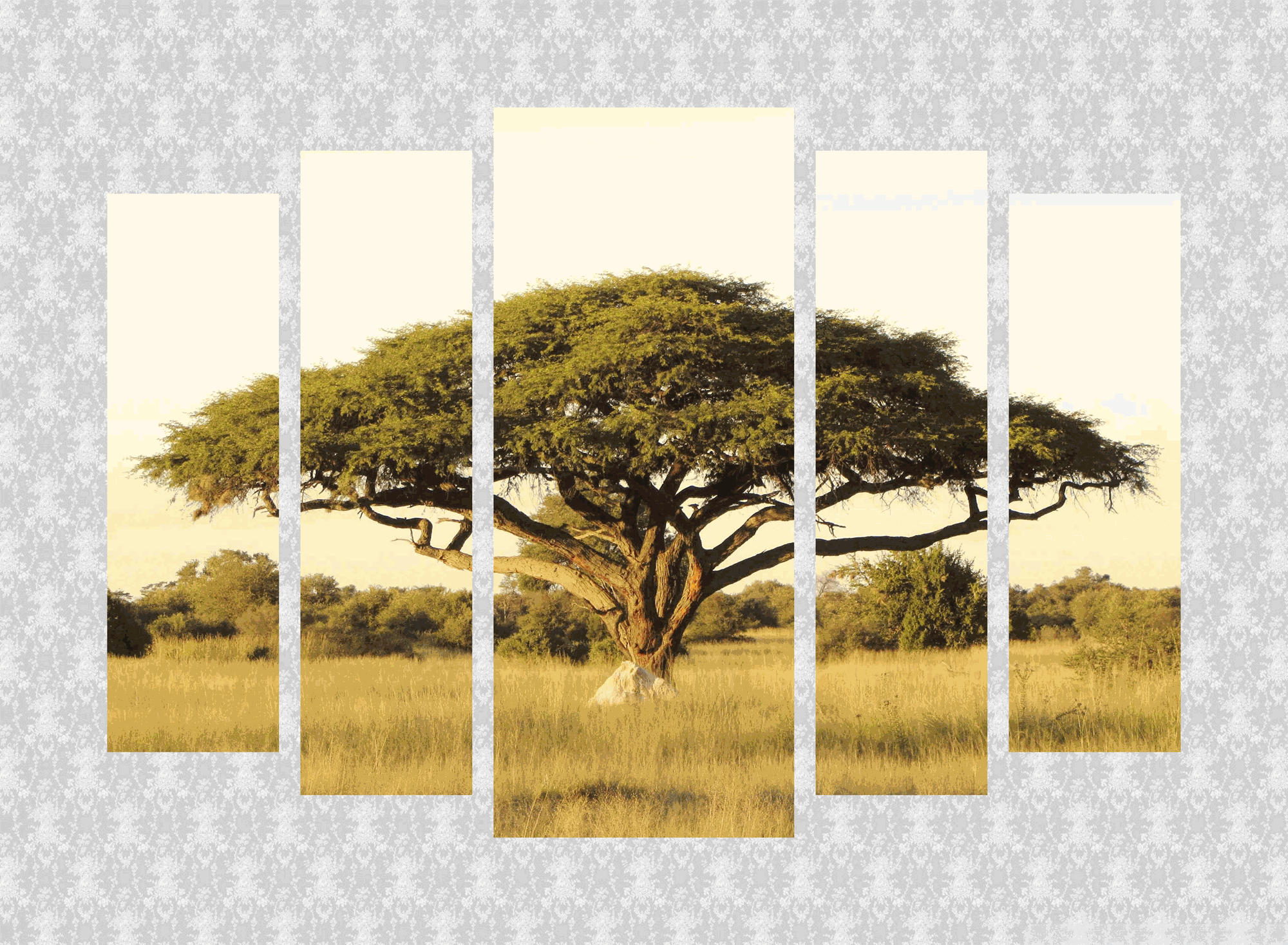 Модульна картина 125х85см "Дерево" MK108