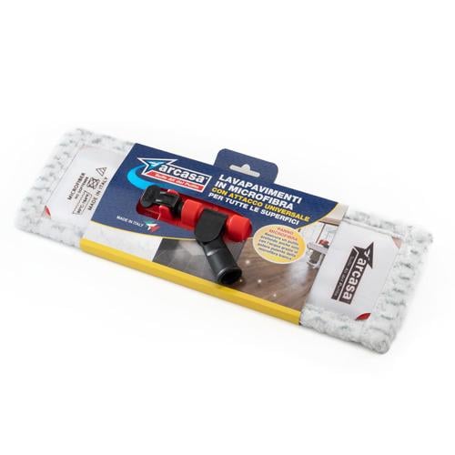 Комплект рамка-тримач і кінцівка для мопа плоска мікрофібра Arcasa 16х48 см (DEP913)