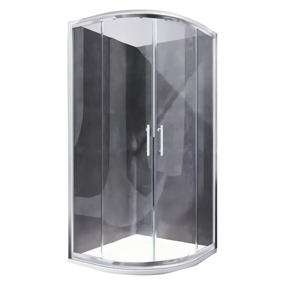 Душевая кабина без поддона KOER SR SC04-90x90x195-TR-02 прозрачное стекло EASY CLEAN 5 мм SS COLOR (KR5682)