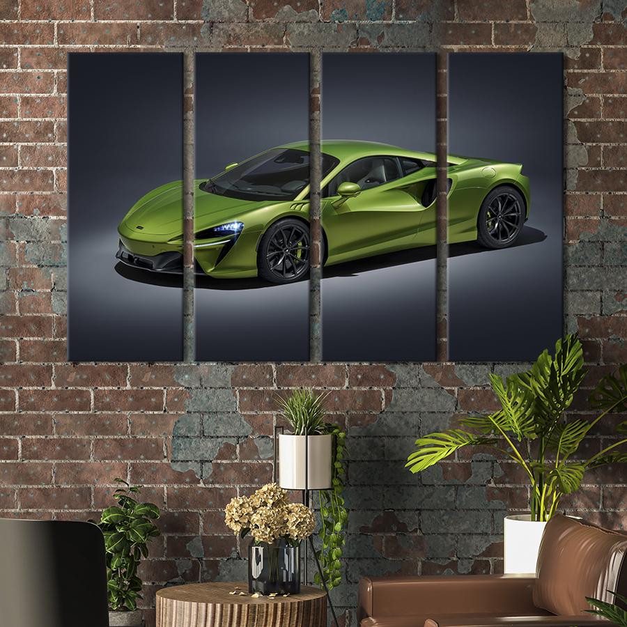 Картина на холсте Гибридный спорткар McLaren Artura 89x53 см (1281-41)