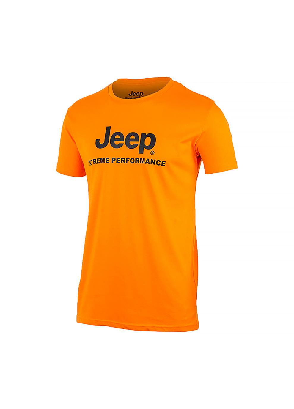 Футболка мужская JEEP T-SHIRT XTREME PERFORMANCE Print JX22A M Оранжевый (O102629-O288 M)