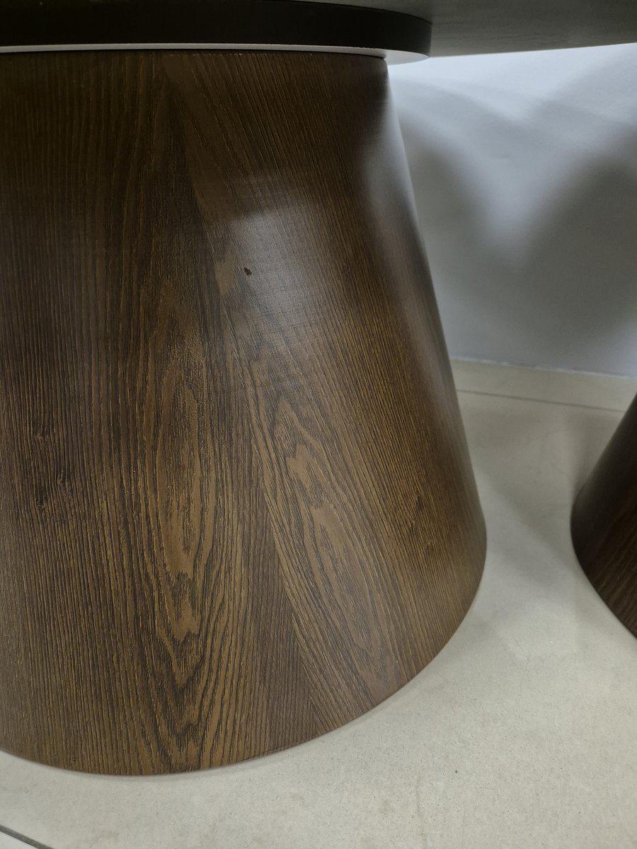 Стол журнальный круглый VIRGINIA Черный Глянец/Коричневый (VIRGINIAA) - фото 5 Стол журнальный круглый VIRGINIA Черный Глянец/Коричневый (VIRGINIAA) - фото 5