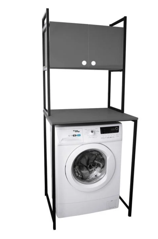 Стеллаж-полка Knap Knap Lavi-2 для стиральной машины 70х60,5х178,1 см Графит