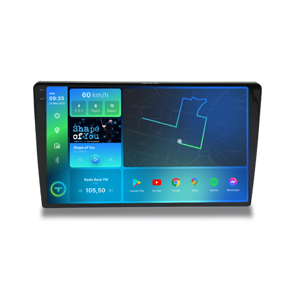 Автомагнітола штатна Torssen 2K F9464 для Mitsubishi Outlander Universall 2012- р. 4G/Carplay/DSP 4/64 GB 9" (202300274)