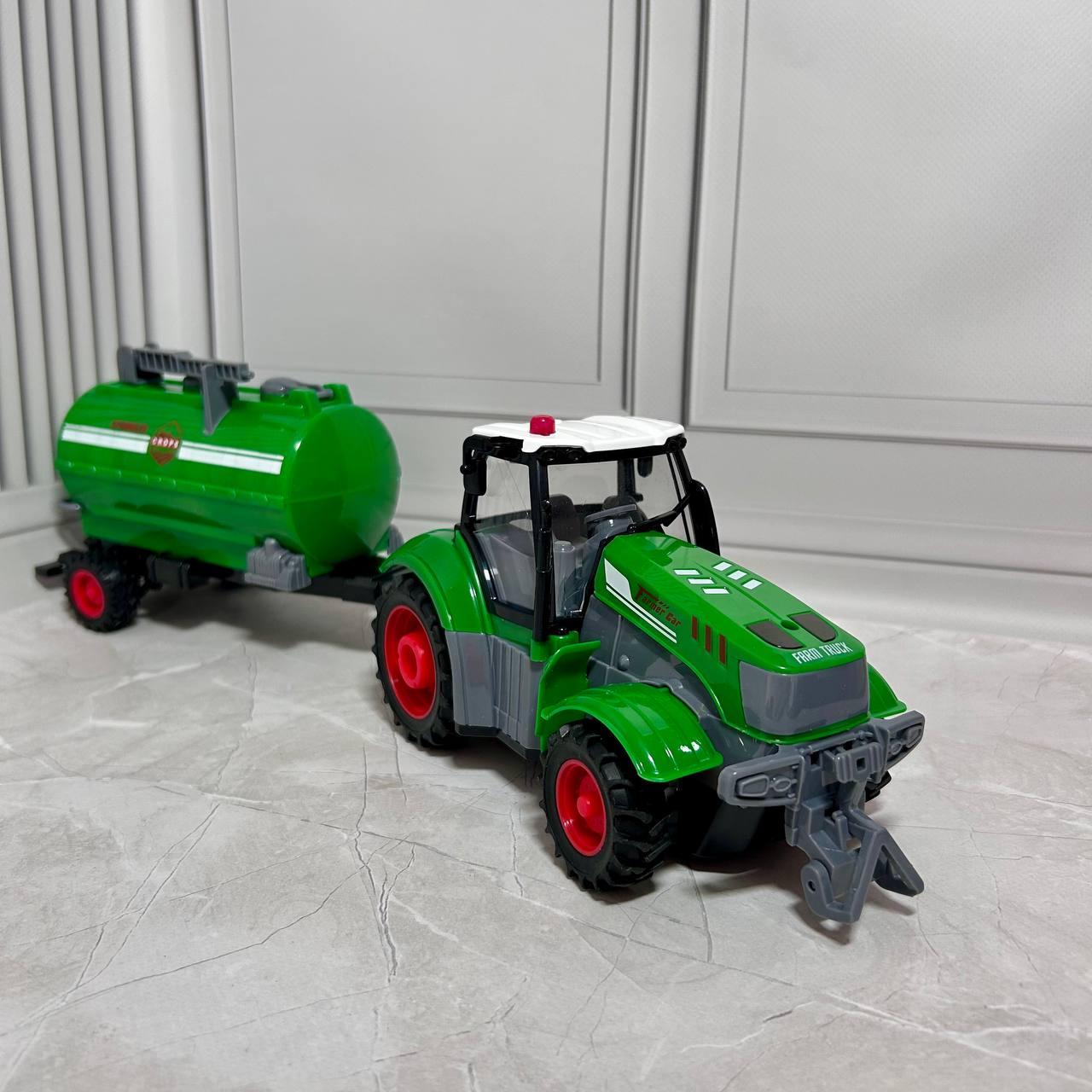 Іграшка дитяча Трактор із причепом QH 205-3 акумуляторний на пульті радіокерування (2632801171) - фото 7 Іграшка дитяча Трактор із причепом QH 205-3 акумуляторний на пульті радіокерування (2632801171) - фото 7