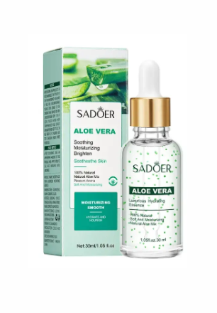 Сироватка зволожувальна Sadoer для обличчя з екстрактом алое 30 мл