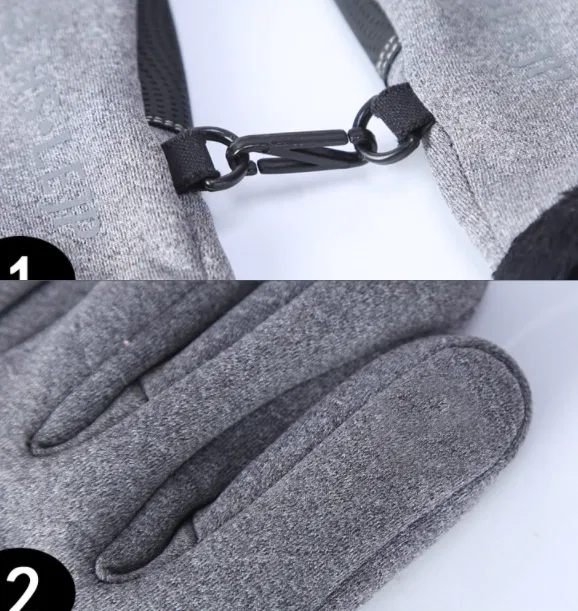 Лижні вело-спортивні рукавички Windstopper S Сірий (1501224211) - фото 6 Лижні вело-спортивні рукавички Windstopper S Сірий (1501224211) - фото 6