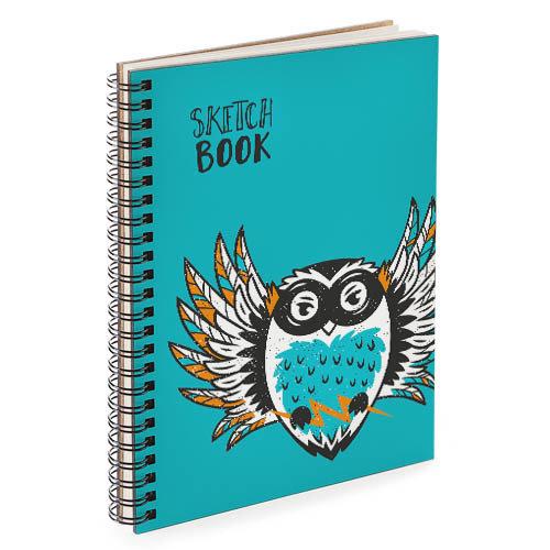 Скетчбук Сова 14,7x21 см (BDP_18L021)