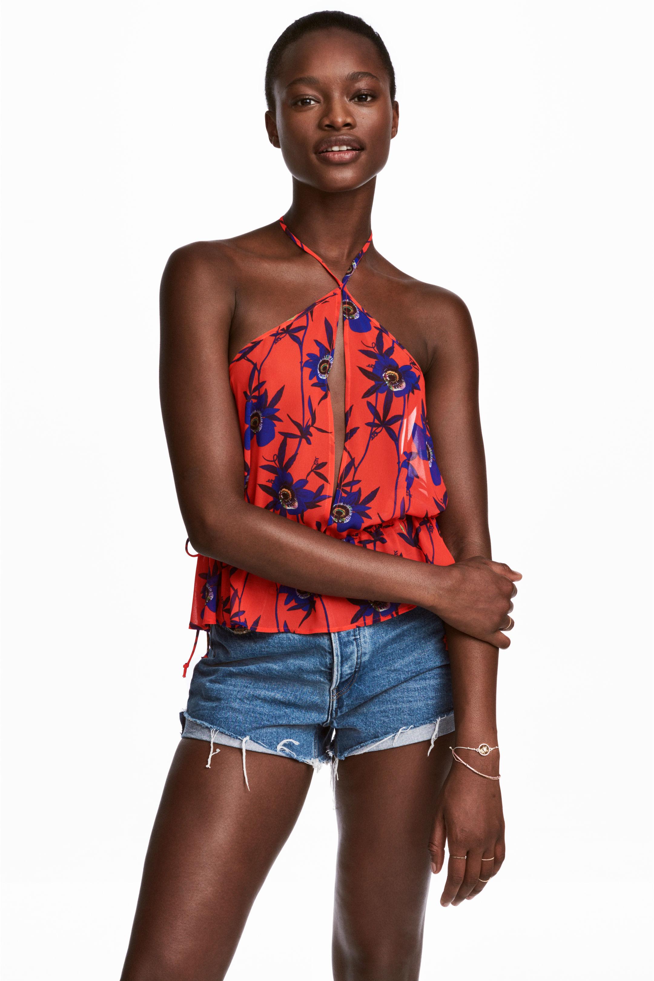 Топ женский Цветы р. 40 Красный (5730716RP3)