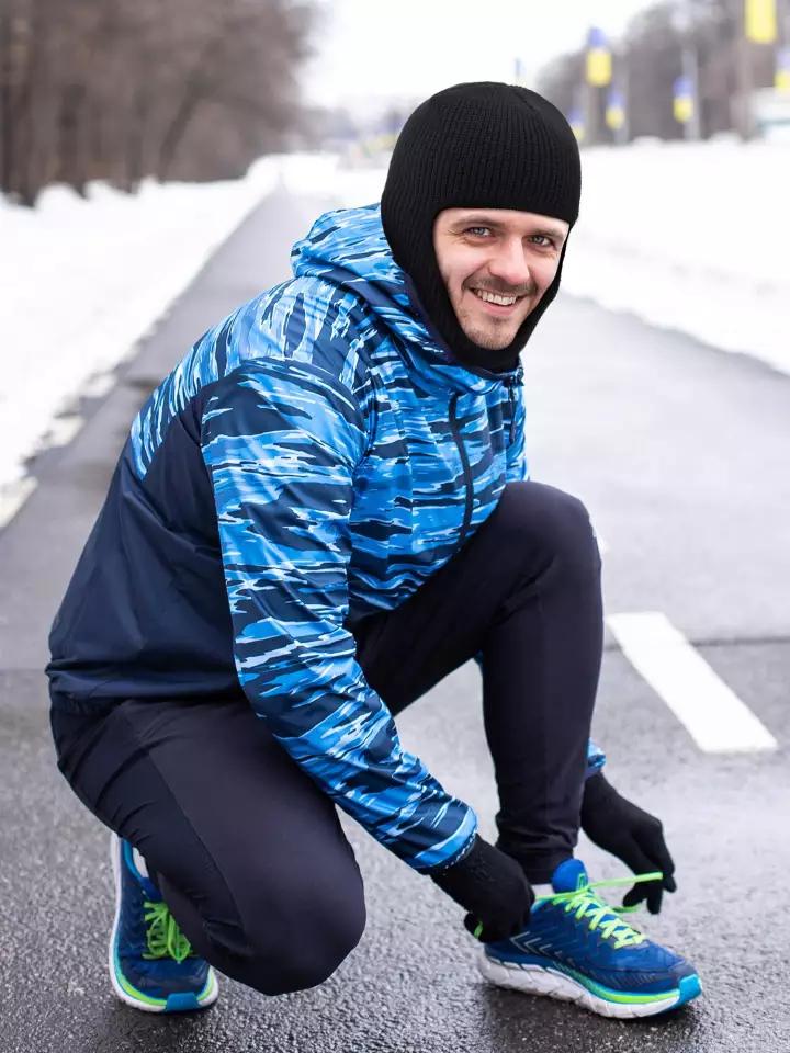 Балаклава маска в'язана унісекс Чорний - фото 5