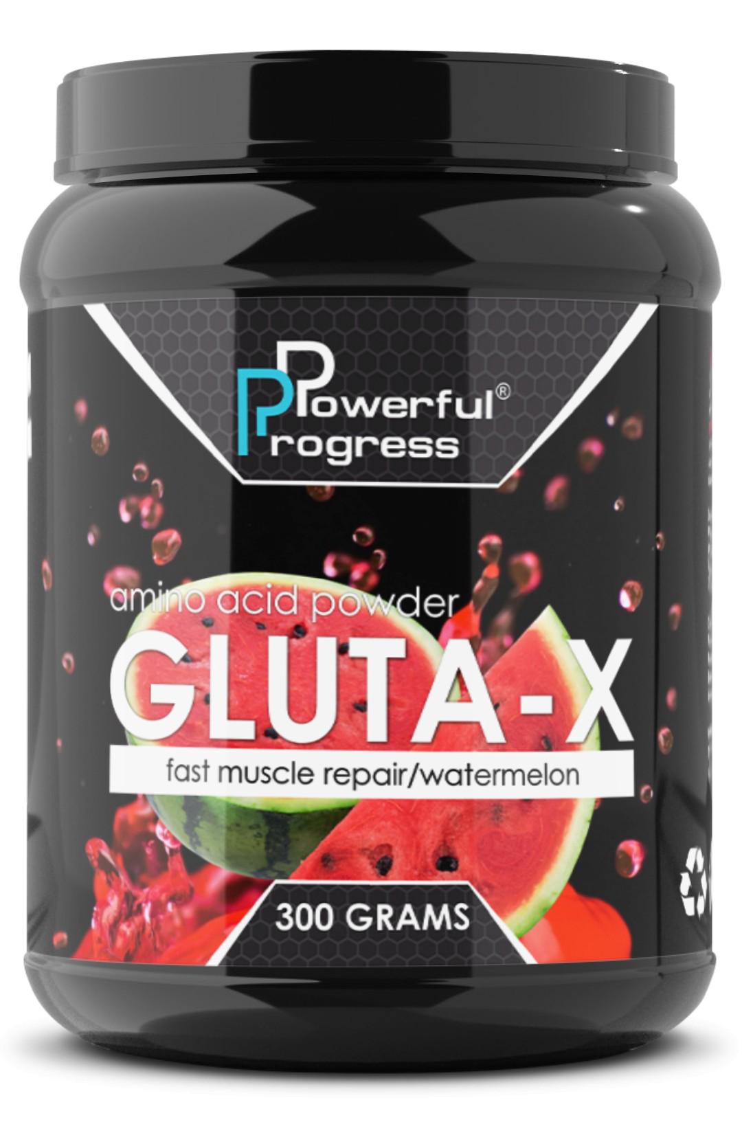 Аминокислота Powerful Progress Gluta-X арбуз 300 г