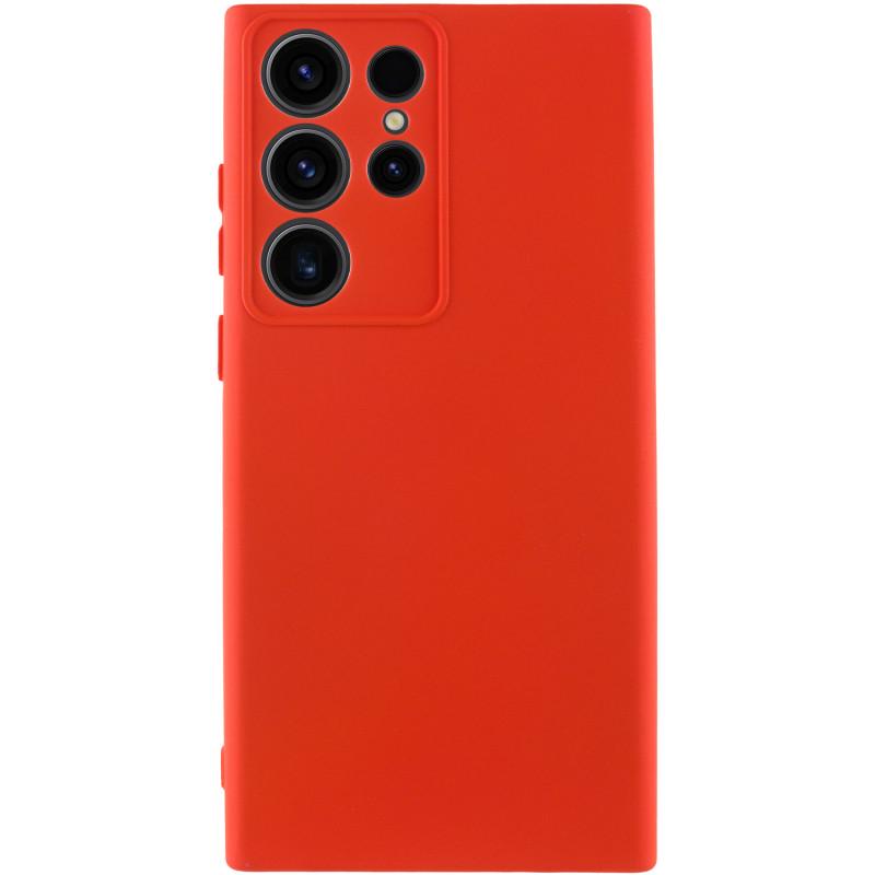 Противоударный чехол Silicone Cover Lakshmi Full Camera (AA) для Samsung Galaxy S24 Ultra красный