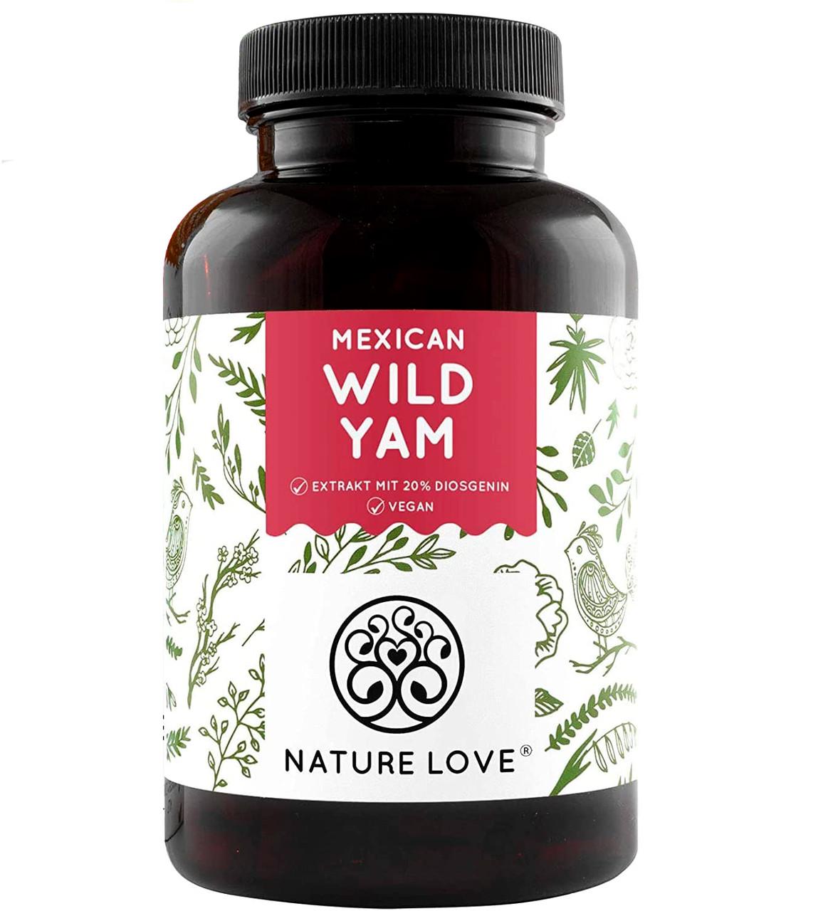 Витамины для иммунитета Nature Love Мексиканский корень дикого ямса 880 мг 180 капс. (50093NLMWY180)