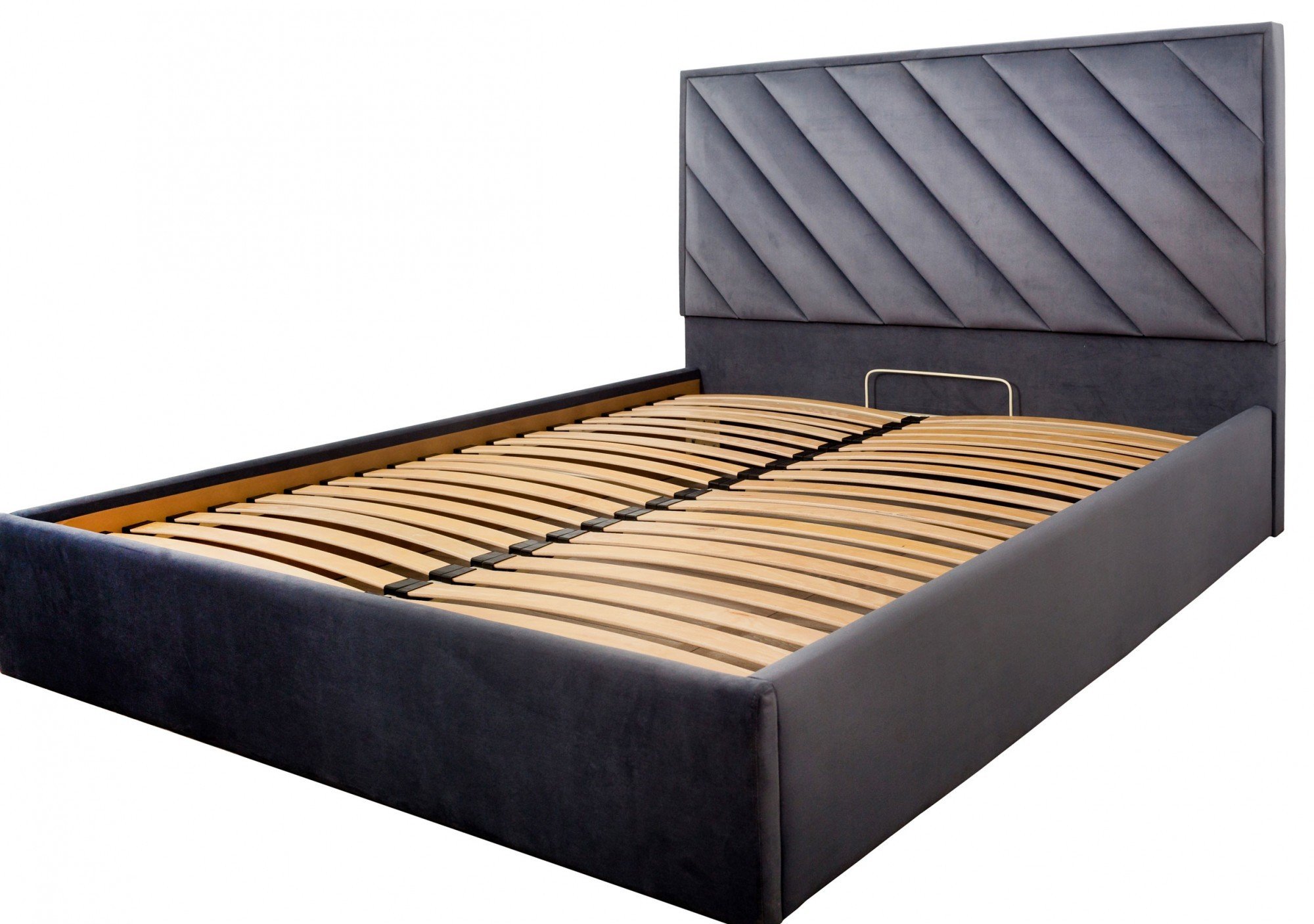 Кровать с подъемным механизмом двуспальная Chicago Comfort Amore 32 160х200 см Темно-серый