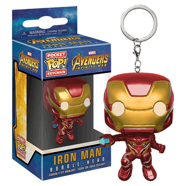 Дитяча ігрова фігурка-брелок Funko Pop Marvel Iron Man 4 см (IM 0285)