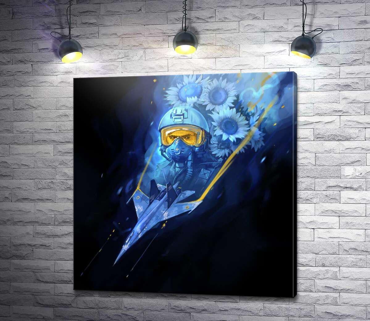 Картина ArtPoster Привид Києва за роботою 96x100 см Модуль №1 (003793)