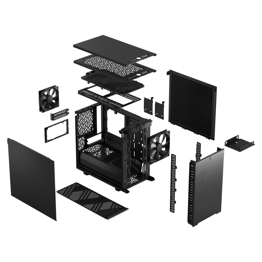 Корпус для компьютера Fractal Design Define 7 Nano Solid Black (12133436) - фото 8