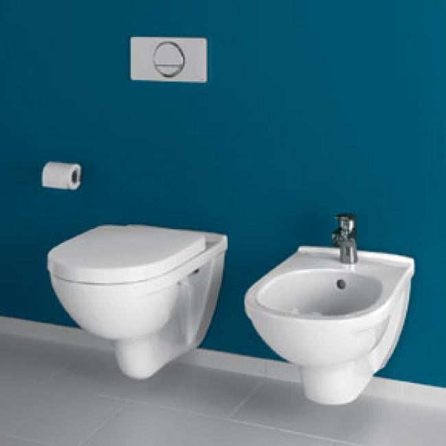 Биде подвесное Villeroy&Boch O.NOVO 54600001 Белый (82102) - фото 4