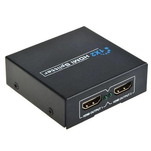 Розгалужувач HDMI на 2 монітори 1x2 HDMI Splitter 1080p (1011134-Black) Розгалужувач HDMI на 2 монітори 1x2 HDMI Splitter 1080p (1011134-Black)