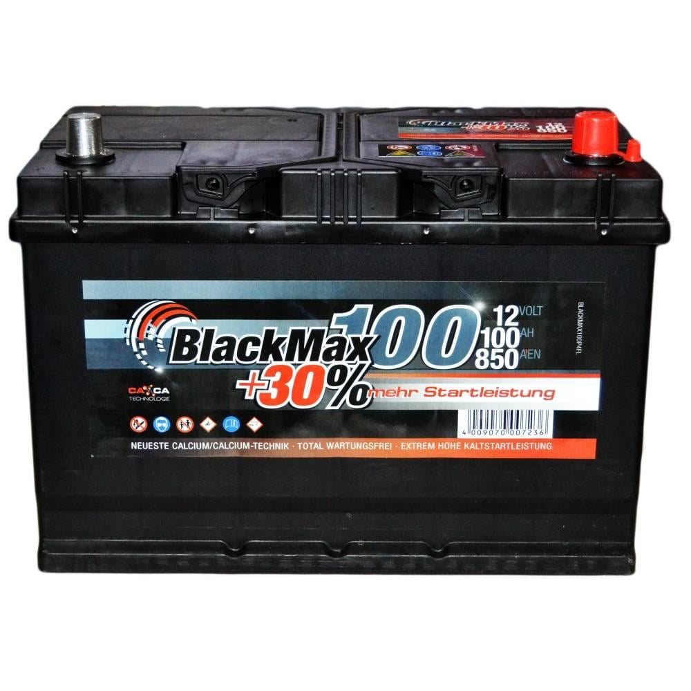 Акумулятор автомобільний BlackMax 6СТ-100 Ah АзЕ ASIA 850A EN B4028 (23063)