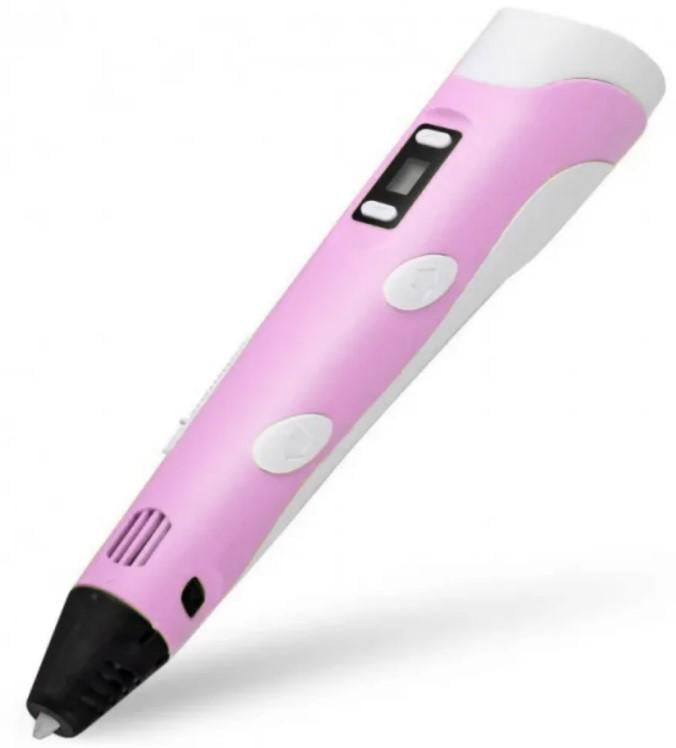 Набор для детского творчества 3D-Pen ручка с LCD-дисплеем Розовый (2104619157) Набор для детского творчества 3D-Pen ручка с LCD-дисплеем Розовый (2104619157)