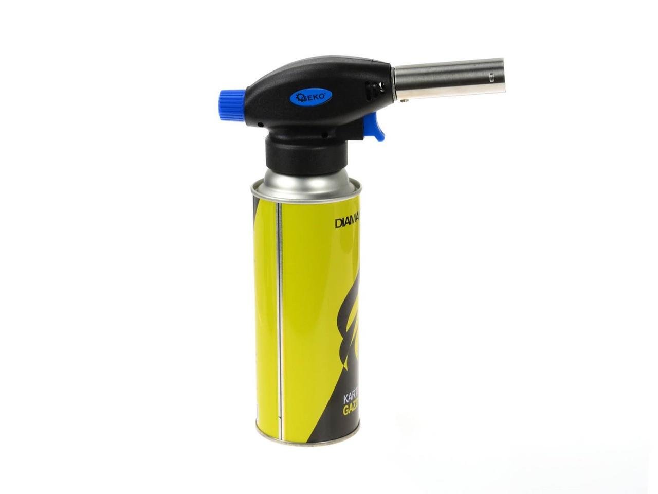 Газовая горелка на цанговом картидже GeKo с пьезоподжигом 220 г (G20061) - фото 5 Газовая горелка на цанговом картидже GeKo с пьезоподжигом 220 г (G20061) - фото 5